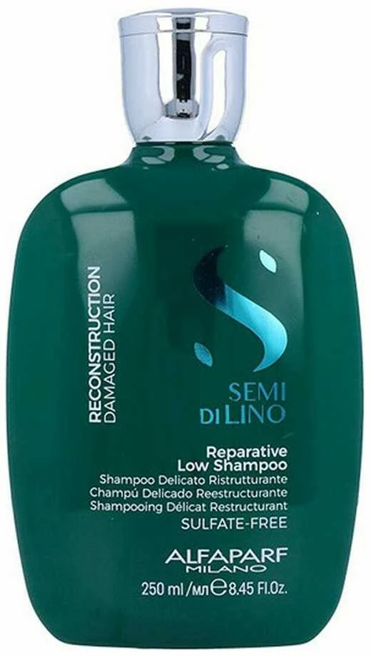 Alfaparf Milano Semi di Lino Reconstruction Reparative atkuriamasis šampūnas pažeistiems plaukams, 250 ml