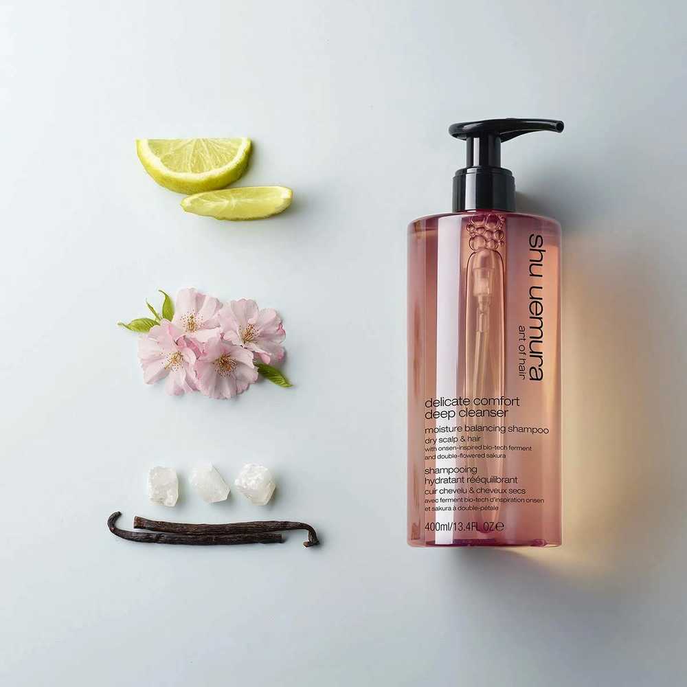 Shu Uemura Delicate Comfort Deep Valiklis Šampūnas, 400 ml