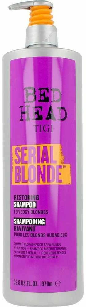 Tigi Bed Head Serial Skirtas šviesiems plaukams Violetinė tonuojantis šampūnas 970ml
