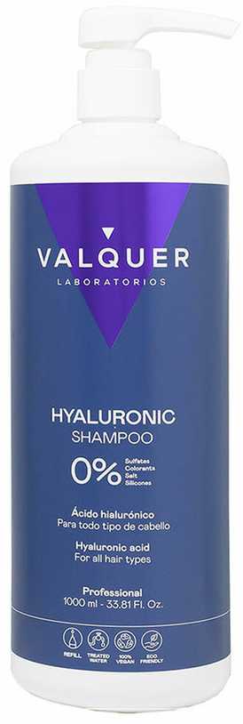 Valquer Hyaluronic 0 Champú Ácido Hialurónico, 1000 ml