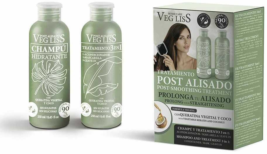 VEG LISS post straightening vegan Šampūnas and treatment 3 in 1 2 u