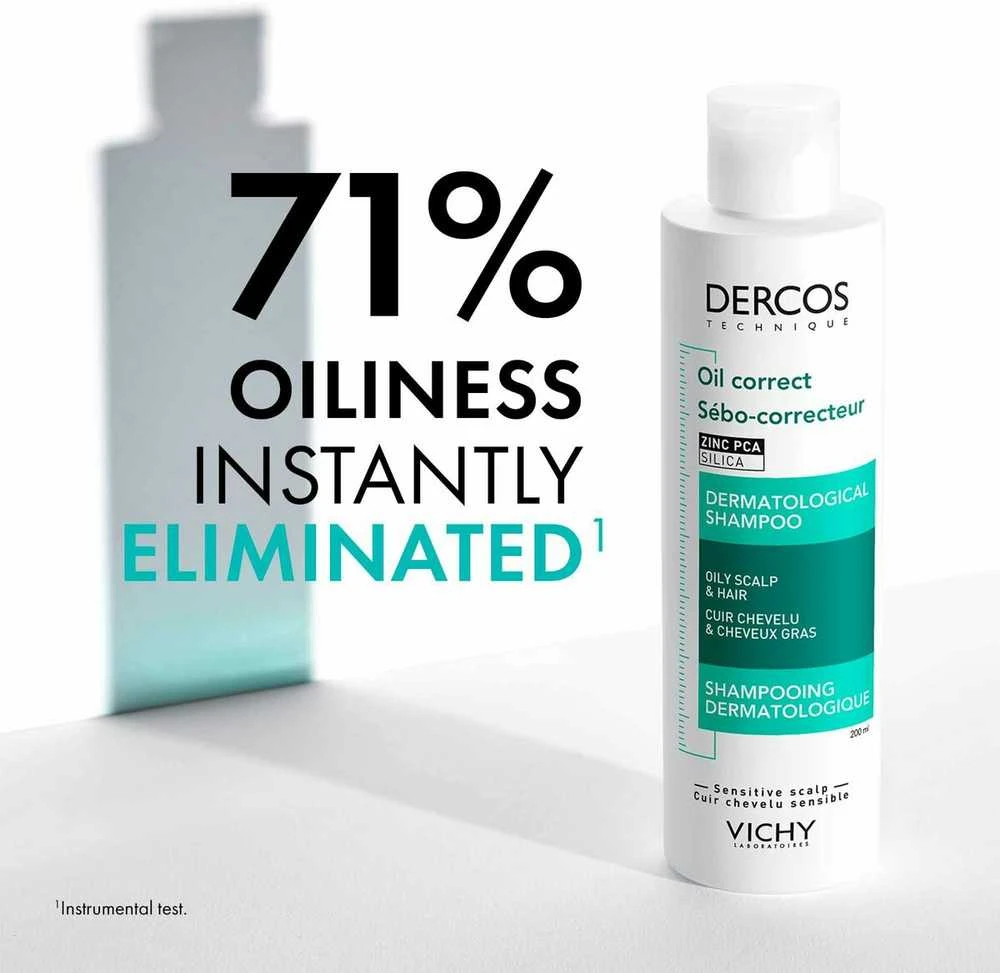 "Vichy Dercos Sebum Control" šampūnas 200ml