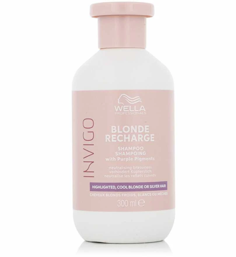 Wella Professionals Invigo Skirtas šviesiems plaukams Recharge Šampūnas moterims, 300 ml