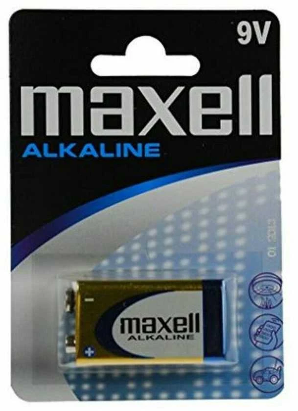 Maxell, 6LR61 baterija, 9V Alkaline (krona)