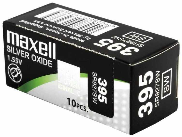 Maxell 395 (SR927SW) baterijos 1 vnt.