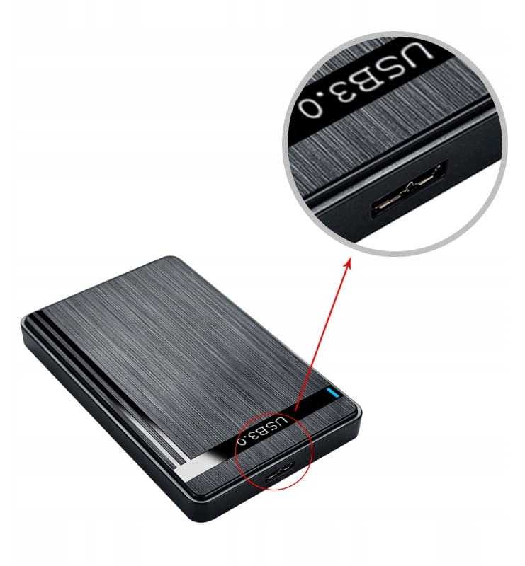 Disko dėklas USB 3.0 SATA 2,5 colio