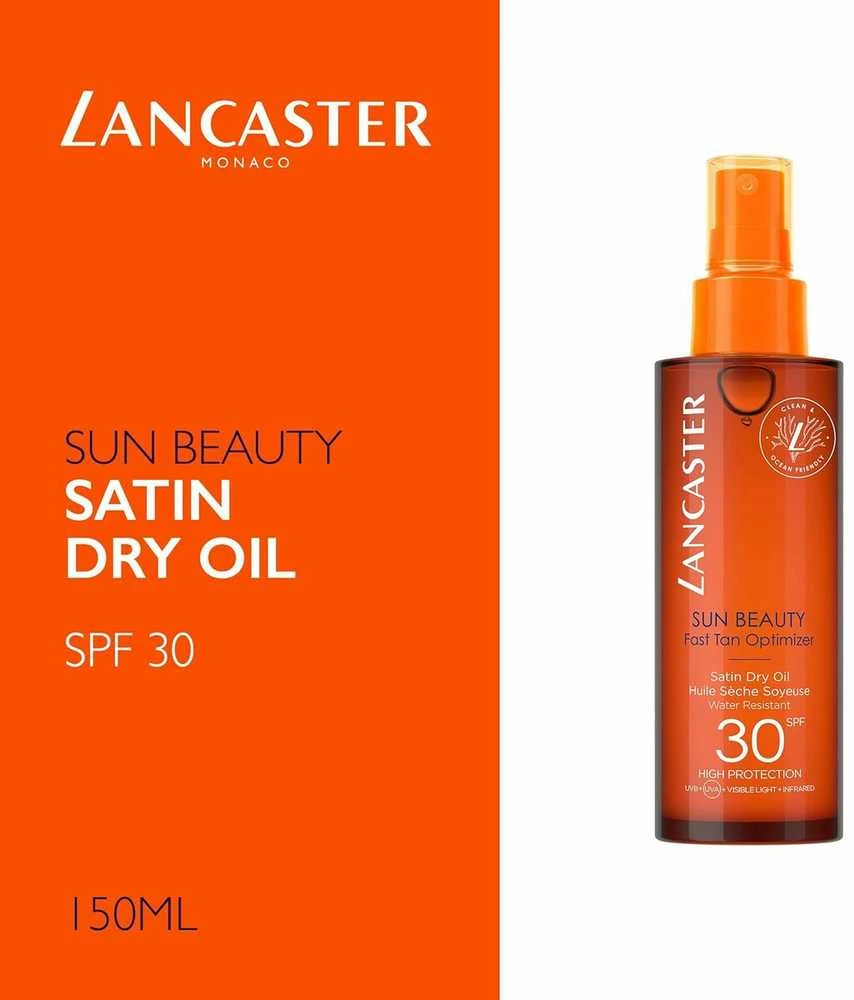 Lancaster Sun Beauty Fast Tan Optimizer Satin Dry Oil su didele apsauga nuo įdegio SPF30, 150 ml