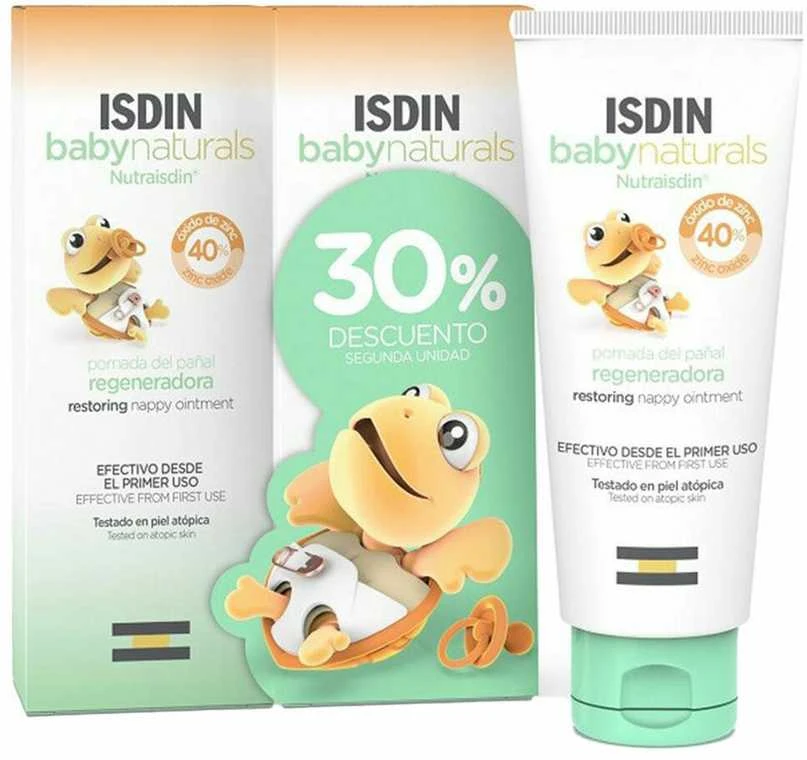 Isdin BABYNATURALS regenerating diaper ointment pack 2 x 100 ml