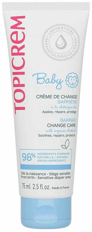Topicrem BABY apsauginis sauskelnių keitimo kremas 75 ml