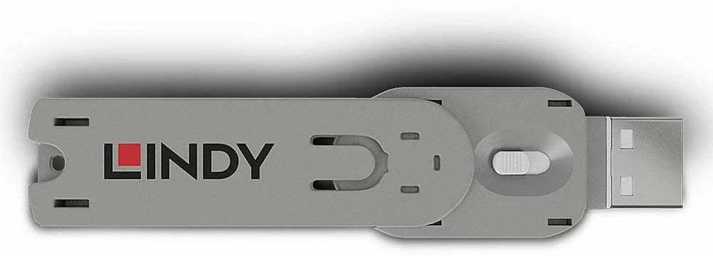 USB Jungties Blokatoriaus Raktas - Lindy Nr. 40624 USB Type A, Baltas