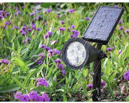 Saulės energija varomas sodo šviestuvas – Gardlov 24002 su reflektoriumi