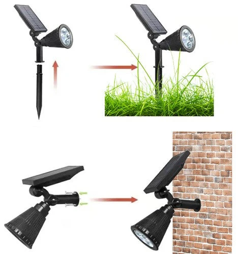 Saulės energija varomas sodo šviestuvas – Gardlov 24002 su reflektoriumi
