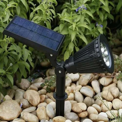 Saulės energija varomas sodo šviestuvas – Gardlov 24002 su reflektoriumi