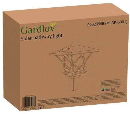 Saulės energija varomas sodo šviestuvas – Gardlov Lantern