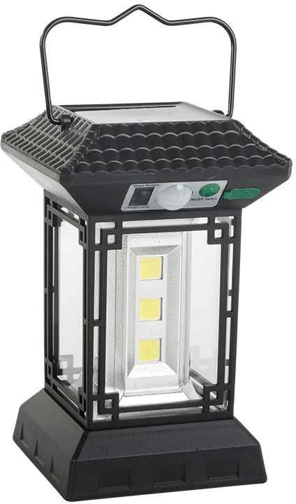 Saulės energija maitinama lempa su judesio jutikliu 60 LED COB