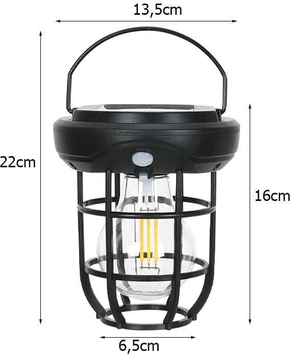 Saulės energija varomas šviestuvas su prieblandos judesio jutikliu, 3 režimai, 3 LED, 1800 lm, atsparus vandeniui