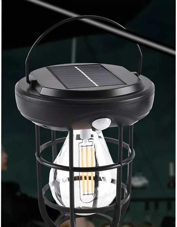 Saulės energija varomas šviestuvas su prieblandos judesio jutikliu, 3 režimai, 3 LED, 1800 lm, atsparus vandeniui