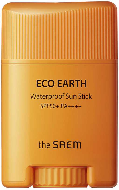 The Saem Eco Earth Atsparus vandeniui Sun Stick atsparus vandeniui apsauginis saulės pieštukas veidui-17g
