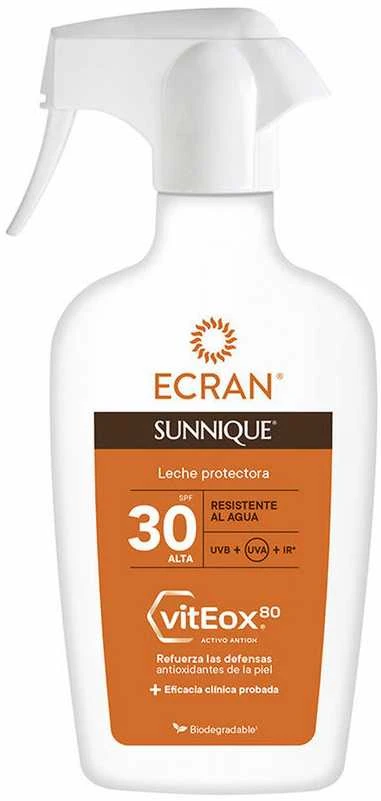 "Ecran Sunnique" apsauginis pienelis Spf30 Purškiklis 270ml