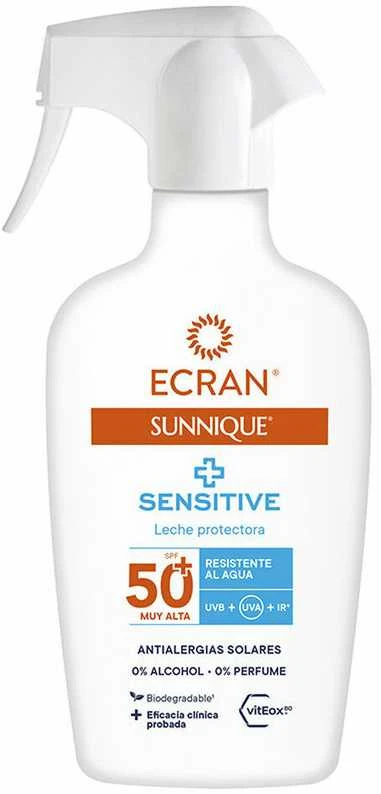 Ecran Sunnique Sensitive Pistola Spf50, 270 ml