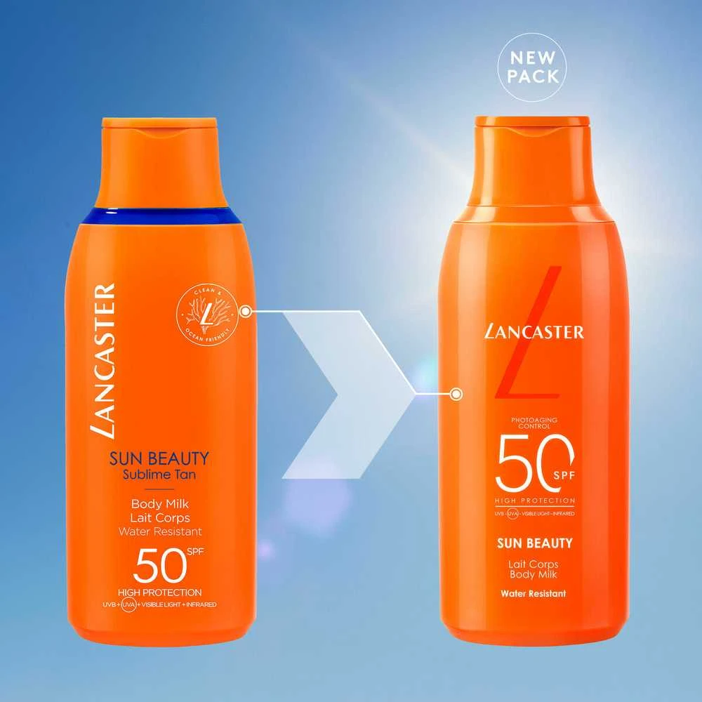 Lancaster Sun Beauty Body Apsauga nuo saulės SPF 50 kūno losjonas nuo saulės, 400 ml