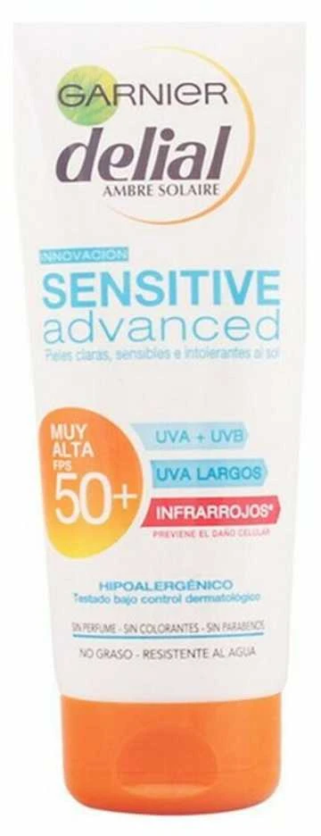 "Delial Sensitive" saulės pienelis nuo saulės Spf50 400ml