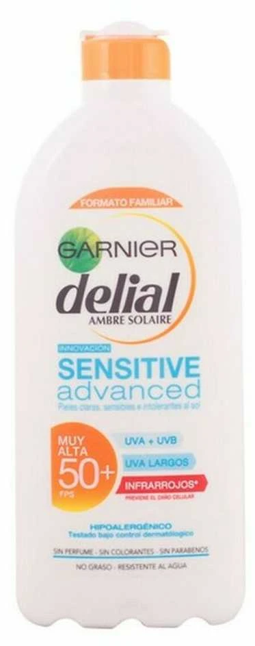 "Delial Sensitive" saulės pienelis nuo saulės Spf50 400ml
