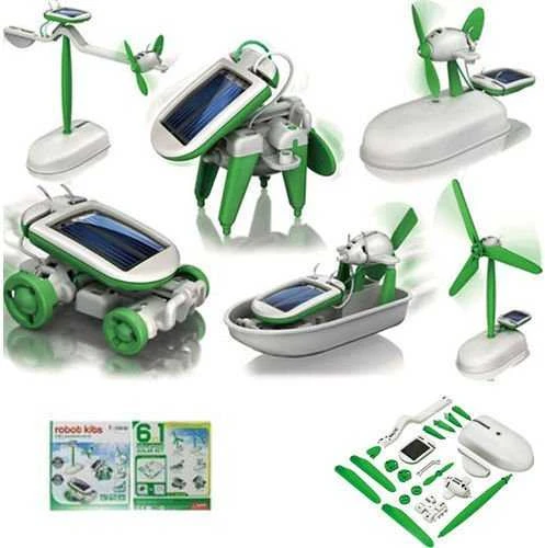Saulės robotų rinkinys 6in1