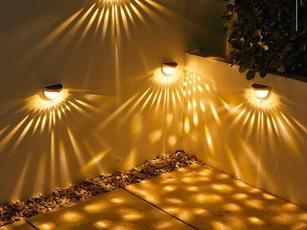 Saulės žibintas sieninis šviestuvas su prieblandos jutikliu LED fasado sodo šviestuvas