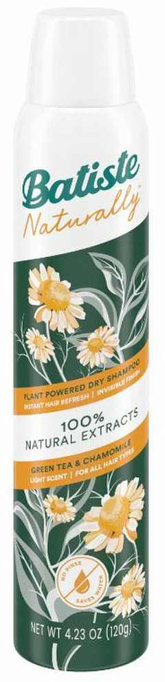 Batiste Naturally Žalias Tea & Chamomile Sausas šampūnas