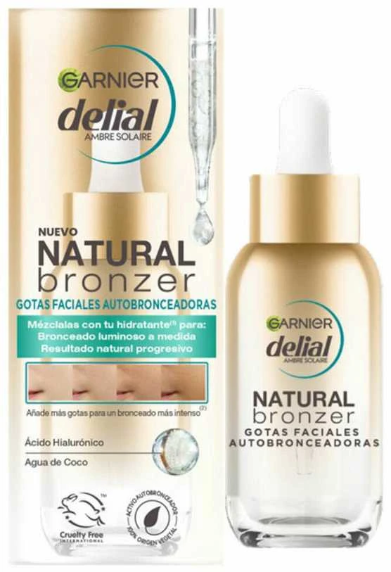 "Delial Natural Bronzer" savaiminio įdegio veido serumas 30ml