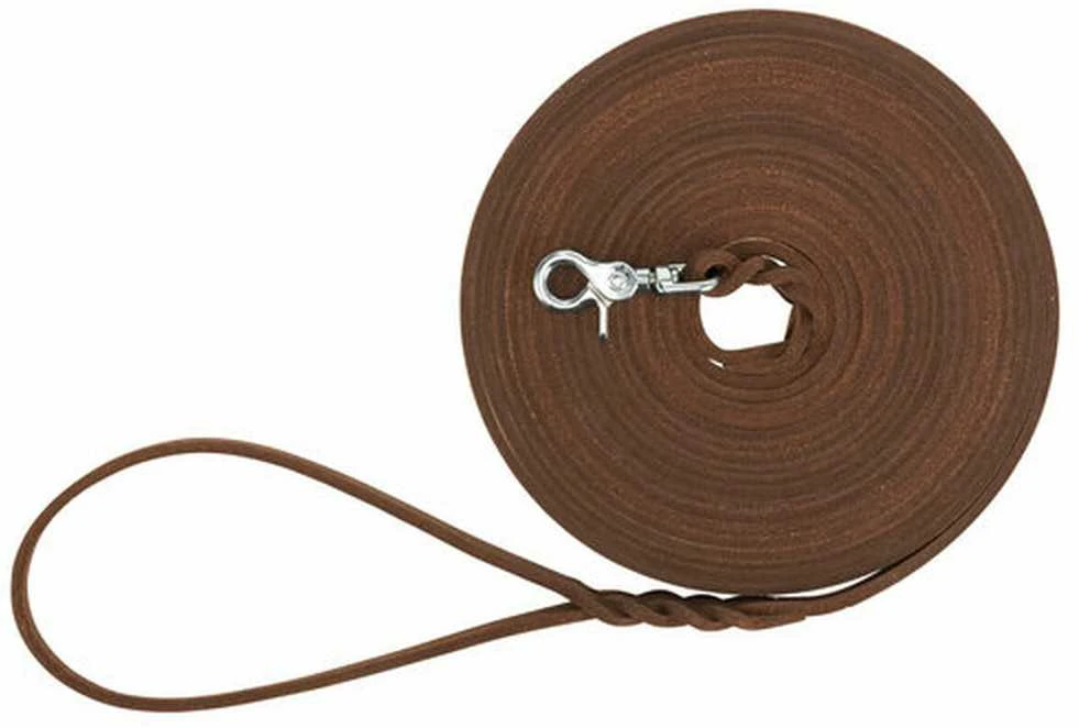 Trixie Lanyard Rustic Tracking, stora oda, 10 m / 8 mm, tamsiai ruda