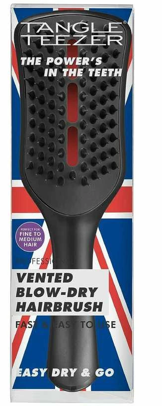 Šepetys plaukų džiovinimui Tangle Teezer Easy Dry & Go Jet Juodas, juodas