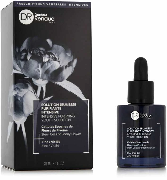 Dr. Renaud Peony Flower Intensive Purifying Youth Solution intensyviai valanti priemonė veidui, 30 ml