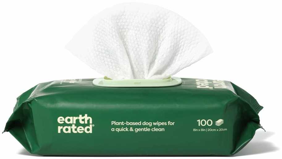 Earth Rated Earth Rated Kompostuojamos servetėlės, bekvapės, 100 vnt