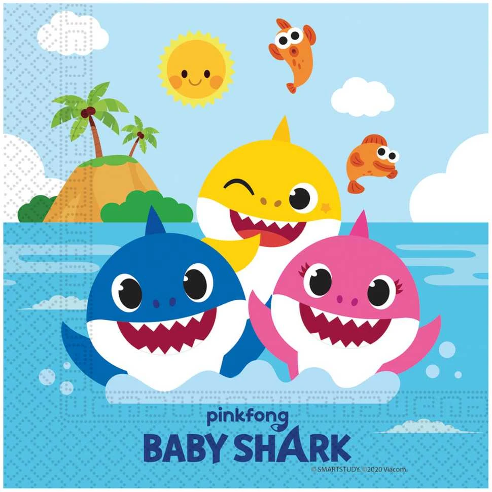 „Globos Europe Bv“ kūdikių servetėlės „Shark“