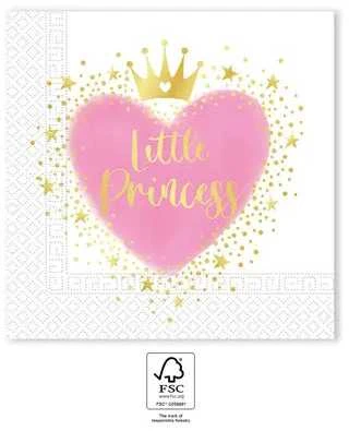 Servetėlės „Princesė Mažoji princesė“, 20 vnt., 33x33 cm, FSC