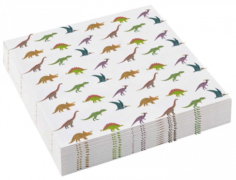 Usorteret Dinosaur servietter