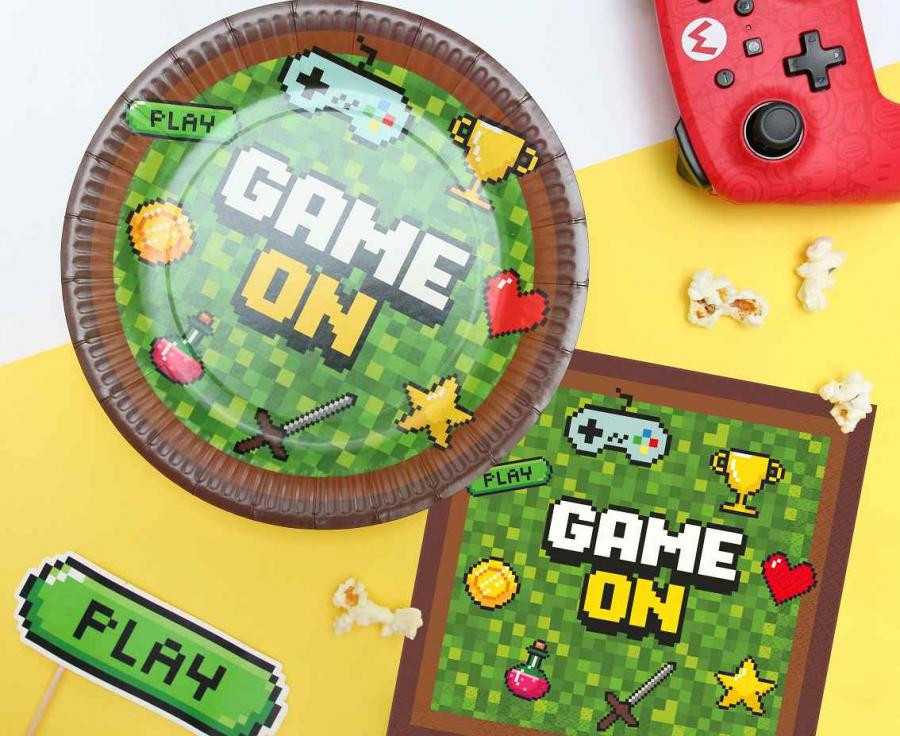 Servetėlių rinkinys „Gamer Game On“, 20 vnt., 33x33 cm