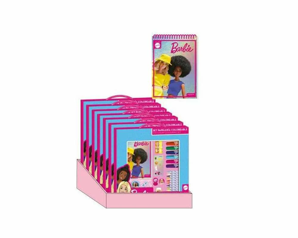 CERDÁ Barbie colouring stationery set