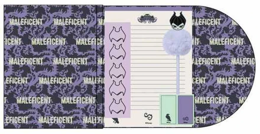 Maleficent kanceliarijos rinkinys su užrašine ir rašikliu