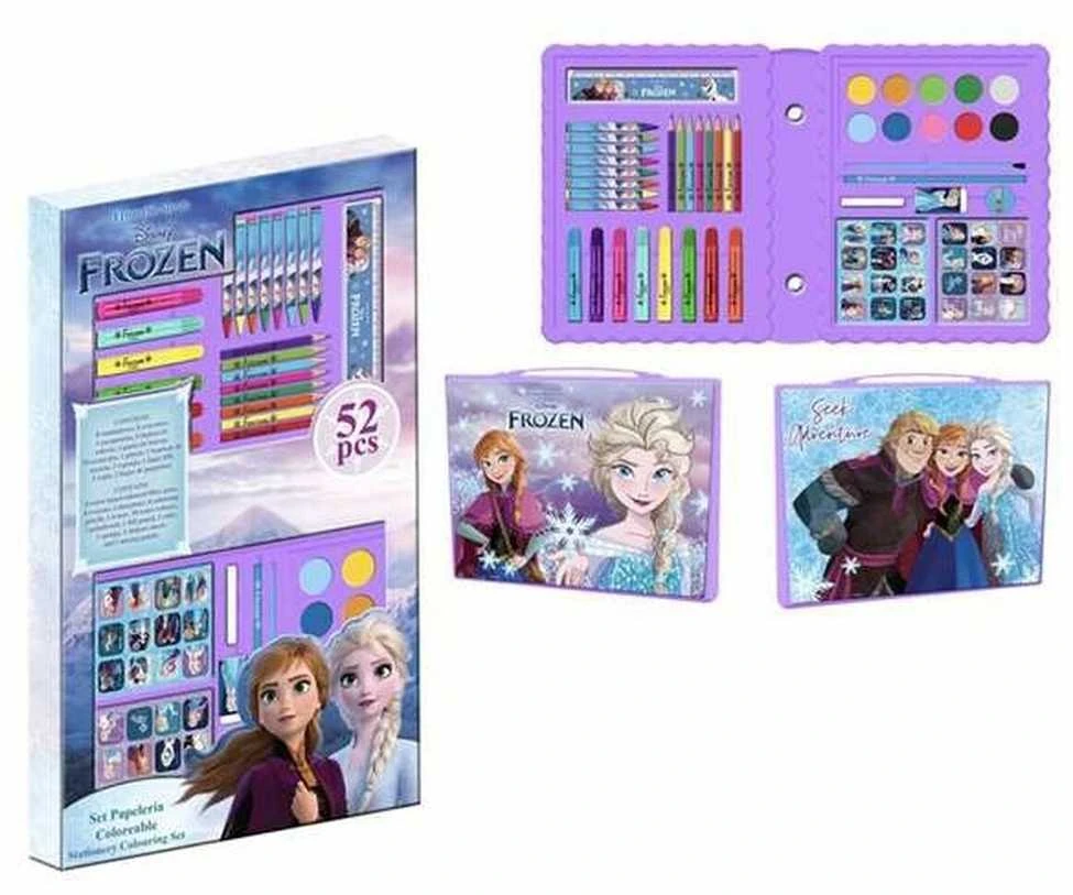 CERDÁ Disney Frozen colouring stationery set 52pcs