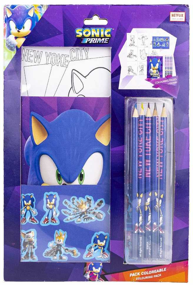Sonic Ežiuko kanceliarijos rinkinys