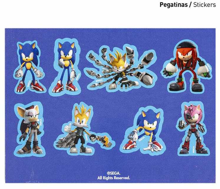 Sonic Ežiuko kanceliarijos rinkinys