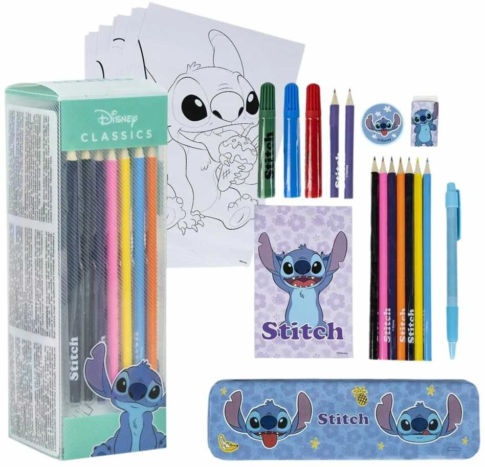 Set de Papetărie Stitch 24 Dalys