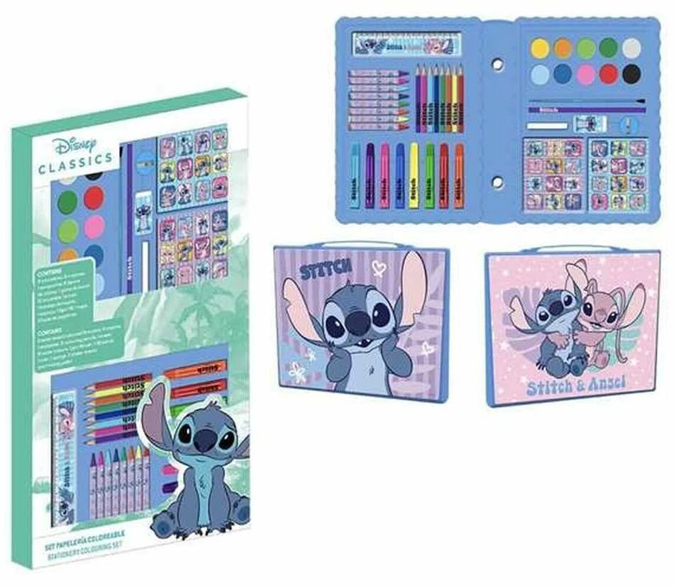 CERDÁ Disney Stitch colouring stationery set