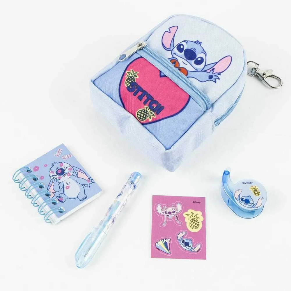 CERDÁ Disney Stitch Stationery mini backpack set
