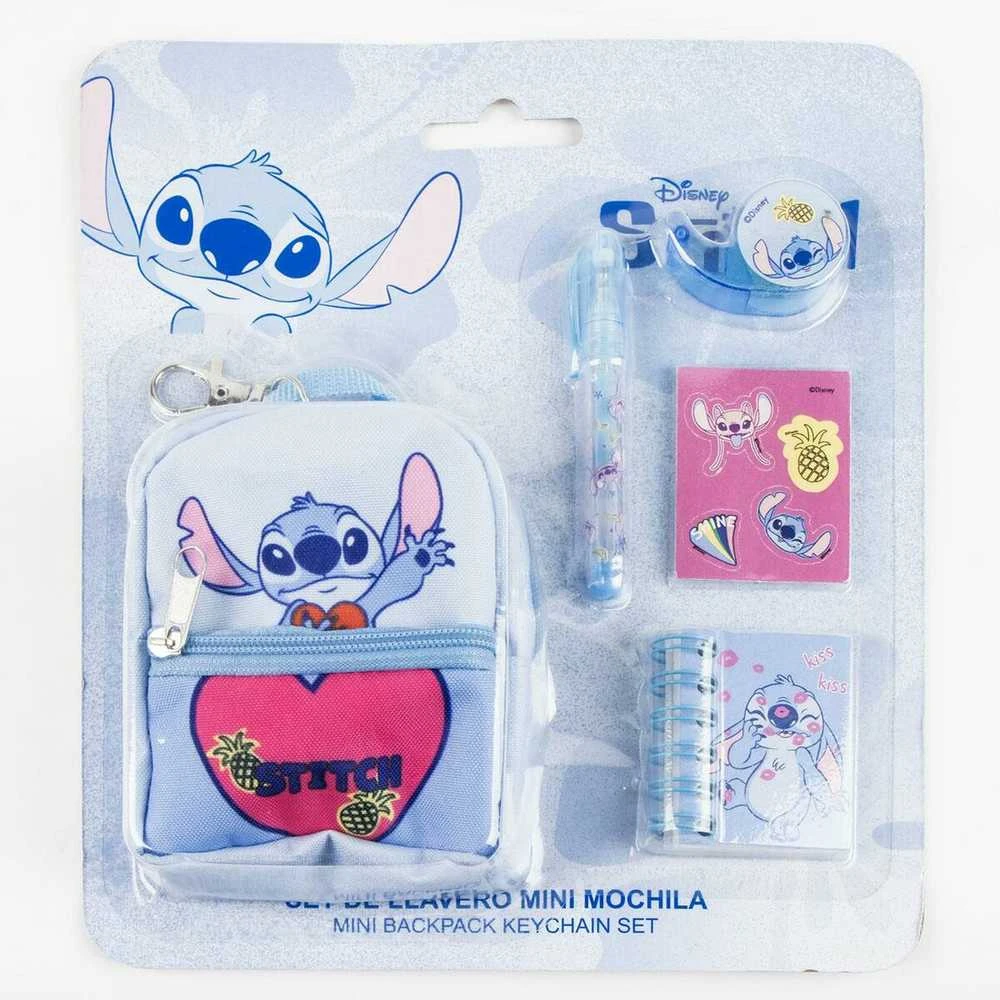 CERDÁ Disney Stitch Stationery mini backpack set