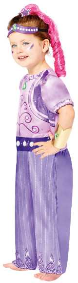 „Shimmer and Shine“ violetinis kostiumas 4-6 metų vaikams