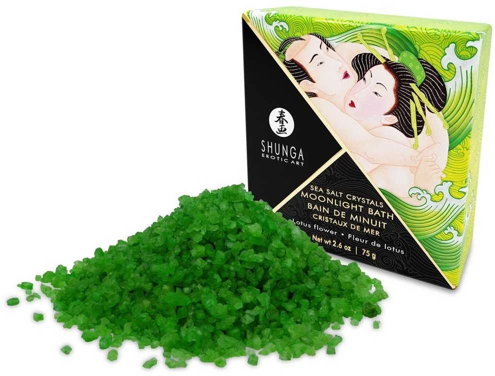 Shunga vonios druska Bath Salt Lotus Flower 75 g